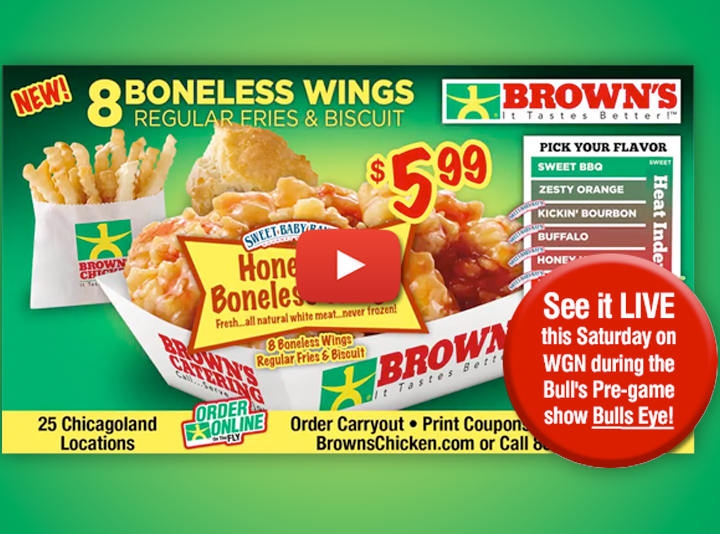 Legend Creates Commercial for Brown's Chicken